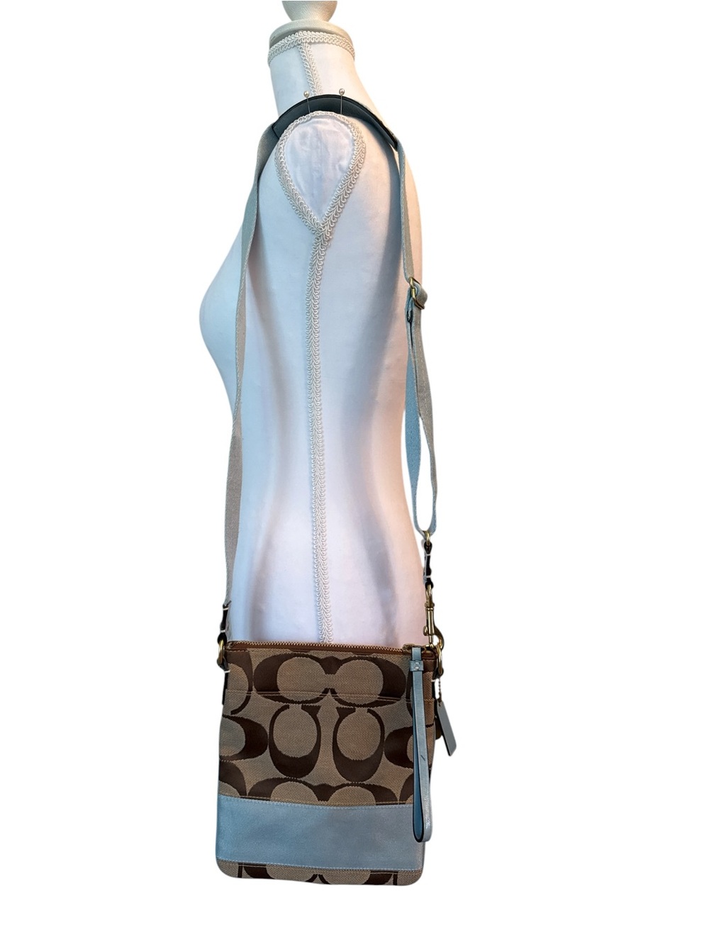 Coach Sling Bag with Signature C Brown Women's Bag